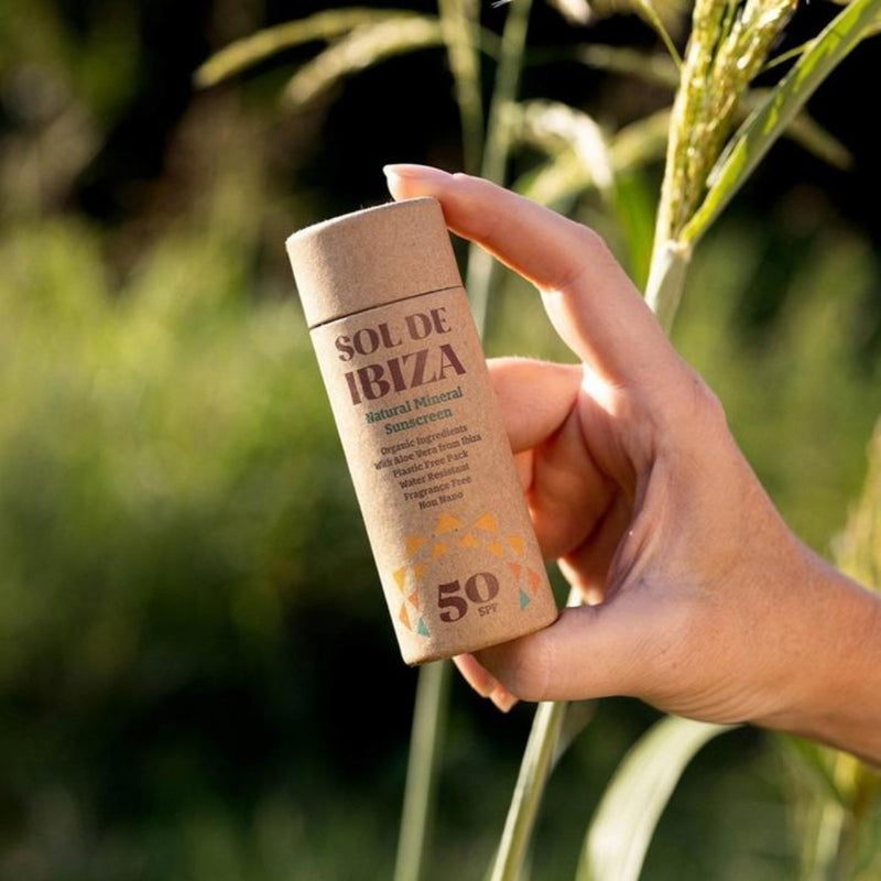 Stick solaire naturel végan et sans plastique SPF 50