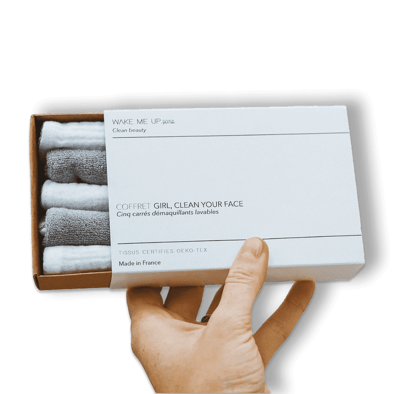 Coffret lingettes démaquillantes lavables